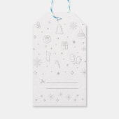 O' HEILIGE NACHT / Kerstcadeau Label Cadeaulabel (Achterkant)