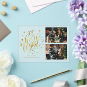 "O Heilige Nacht" kerstfoto Acryl Uitnodigingen (Insitu (Huwelijk))