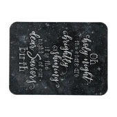 O Heilige Nacht Kerstmagneet Magneet (Horizontaal)