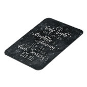 O Heilige Nacht Kerstmagneet Magneet (Linkerzijde)