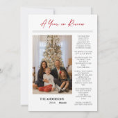 O Heilige Nacht Kerstmis Geboorte Scène Familie Fo Feestdagenkaart (Achterkant)