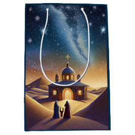 O Heilige nacht Kerstmis Medium Cadeauzakje