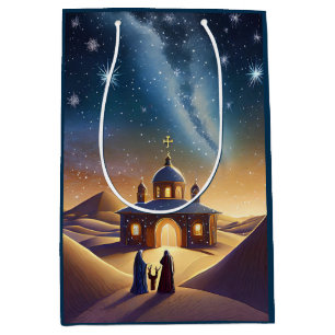 O Heilige nacht Kerstmis Medium Cadeauzakje