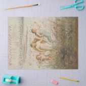 O Heilige nacht met Angels Tissuepapier (Craft)