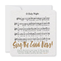 O HEILIGE NACHT Minimalistische religieuze kerst H