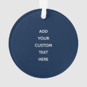 O Heilige Nacht Moderne Christelijke kerst van de  Ornament (achterkant)