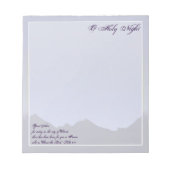 O Heilige Nacht Notitieblok (Voorkant)