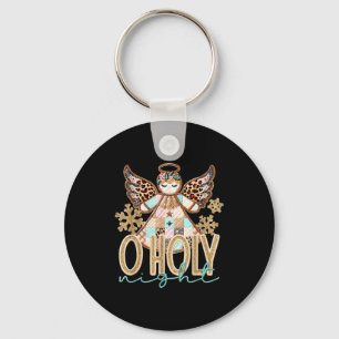 O Heilige Nacht Patchwork Engel Christelijk Jezus Sleutelhanger