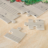 O Heilige Nachtblad Muziek met kerstmis Legpuzzel (Zijkant)