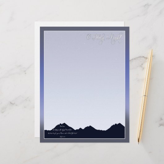 O Heilige Nachtbriefhoofd (Voorkant / Achterkant in situ)