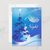 O Heilige Nachtelijke Kerstmis Briefkaart (Voorkant / Achterkant)