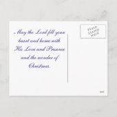 O Heilige Nachtelijke Kerstmis Briefkaart (Achterkant)
