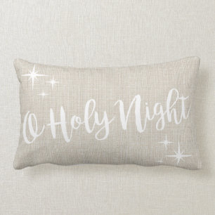 O Heilige NachtkerstLinen Pillow Kussen