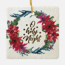 O Heilige Nachtrode Poinsettia Gepersonaliseerde k