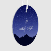 O Heilige Night Acrylornament Ornament (voorkant)