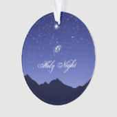 O Heilige Night Acrylornament Ornament (voorkant)