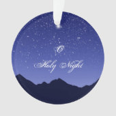 O Heilige Night Acrylornament Ornament (voorkant)
