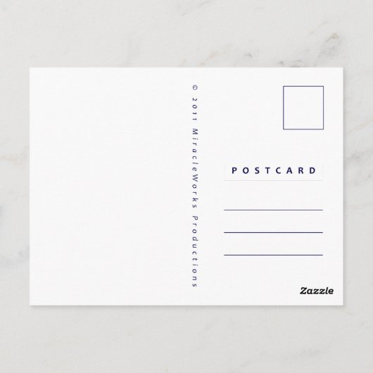 O Heilige Night Briefkaart (Achterkant)