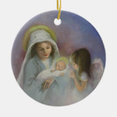 O Heilige Night Keramisch Ornament (Voorkant)