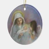 O Heilige Night Keramisch Ornament (Links)