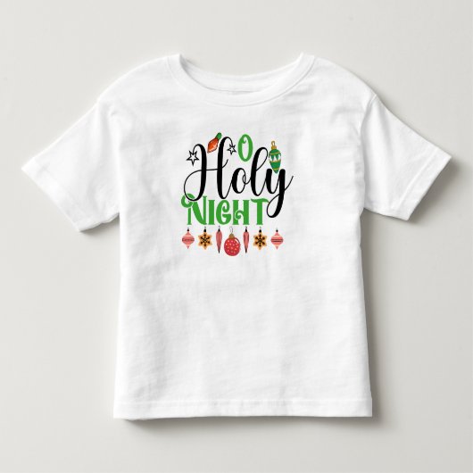 O Heilige Night Kinder Shirts (Voorkant)