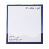 O Heilige Night Note Pad Notitieblok (Voorkant)