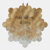 O Heilige Night Ornament Kaart (Achterkant)