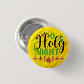 O Heilige Night Ronde Button 3,2 Cm (Voorkant /achterkant)