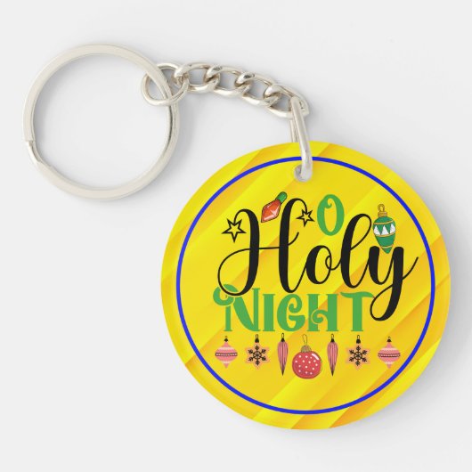O Heilige Night Sleutelhanger (Voorkant)