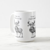 O hert, het is al kerst! koffiemok (Voorkant links)