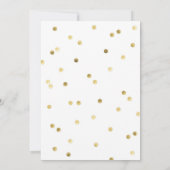 O hert! Uitnodiging voor baby shower (Achterkant)