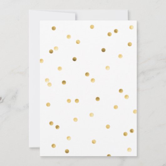 O hert! Uitnodiging voor baby shower (Achterkant)