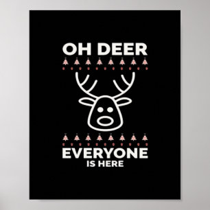 O Herten Iedereen Is Hier Moderne Stijl Poster