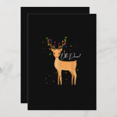 O, hertog Kerstlicht Pyjama Plat Holiday Kaart (Voorkant / Achterkant)