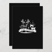 O, hertogin Kerstfeest Vakantie Stijl Feestdagenkaart (Voorkant / Achterkant)