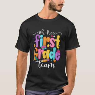 O Hey Eerste Klas Gelukkige Terug Naar School Lera T-shirt