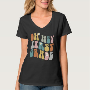 O Hey Juf Meisjes Team Squad Groovy T-shirt