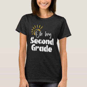 O Hey Tweede graad leraar student 2e graad terug T-shirt