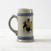 O Hogan Coat of Arms Stein - Family Crest Bierpul (Links)