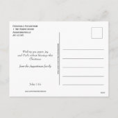 O HOLY NACGHT kerstBriefkaart Feestdagenkaart (Achterkant)