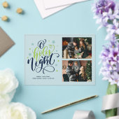 "O Holy Night" Kerstfoto Acryl Uitnodigingen (Insitu (Huwelijk))