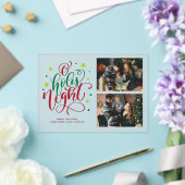 "O Holy Night" Kerstfoto Acryl Uitnodigingen (Insitu (Huwelijk))