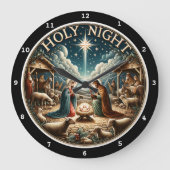 O Holy Night" - Kerstmisscène Grote Klok (Voorkant)