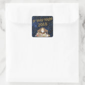 O' Holy Night Manger Jesus Wise Mannen Stickers (Tas)
