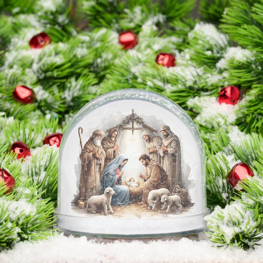 O Holy Night – Nativity Under Starlight Sneeuwbol (Kerstmis)