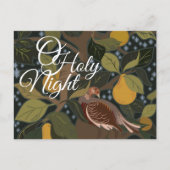 O Holy Night Partridge in een pear tree post Kaart (Voorkant)