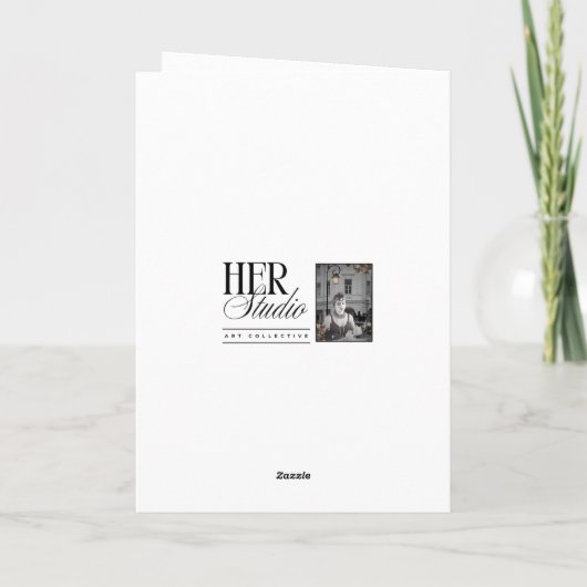 O Holy Night Starry Sky with Deer and Dove Card Kaart (Achterkant)