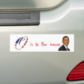 O is in huis bumpersticker (Op auto)