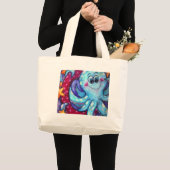 O is voor Octopus Grote Tote Bag (Voorkant (product))