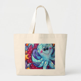 O is voor Octopus Grote Tote Bag